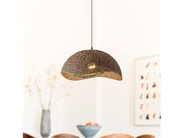 Parrot Uncle Boho Pendant Light for Dining Room, 20.5"