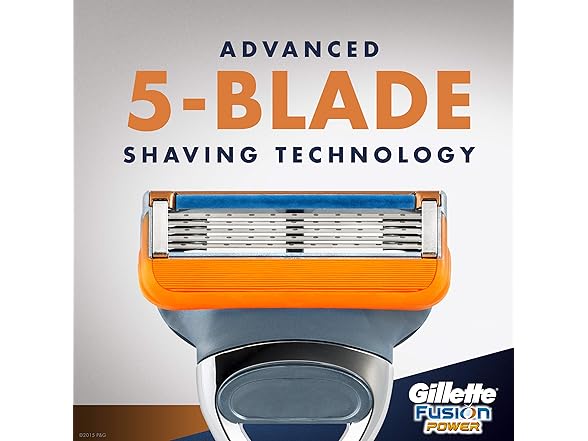 Gillette Fusion Power Men's Razor Blade Refills, 8 Count