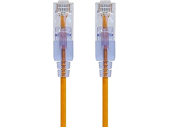 Monoprice Cat6A 10ft Yellow Patch Cable (10-Pk)