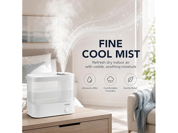 AZEUS 6L Top Fill Cool Mist Humidifier