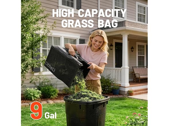 Litheli 14 Inch Cordless Lawn Mower