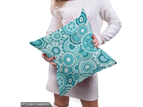 Ambesonne Aqua Fabric by The Yard, (10 Yard Cut)