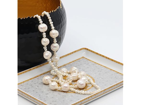 KK LifeStyle Pearl Necklace 38"