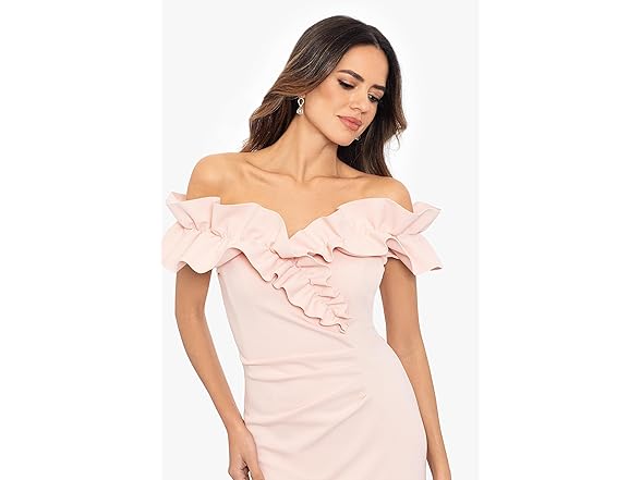 Xscape Women's Long Stretch Dress