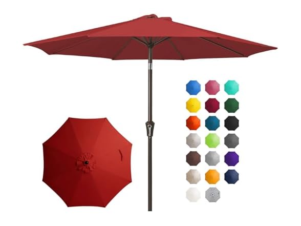 JEAREY 10FT Outdoor Market Umbrella