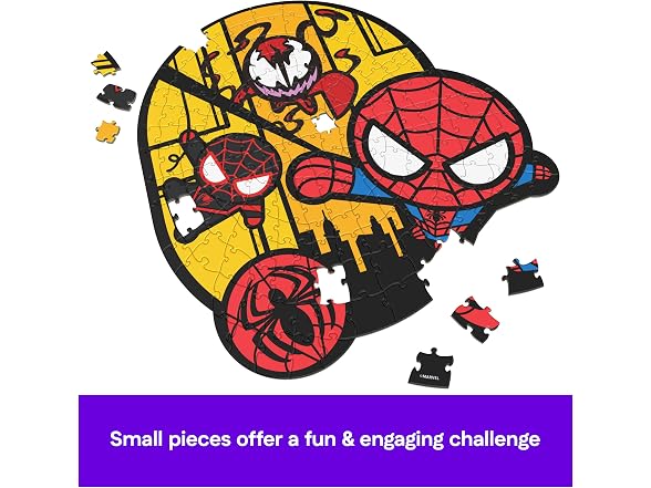 Spin Master Games Pouch Zipz Spider Man Micro Puzzle