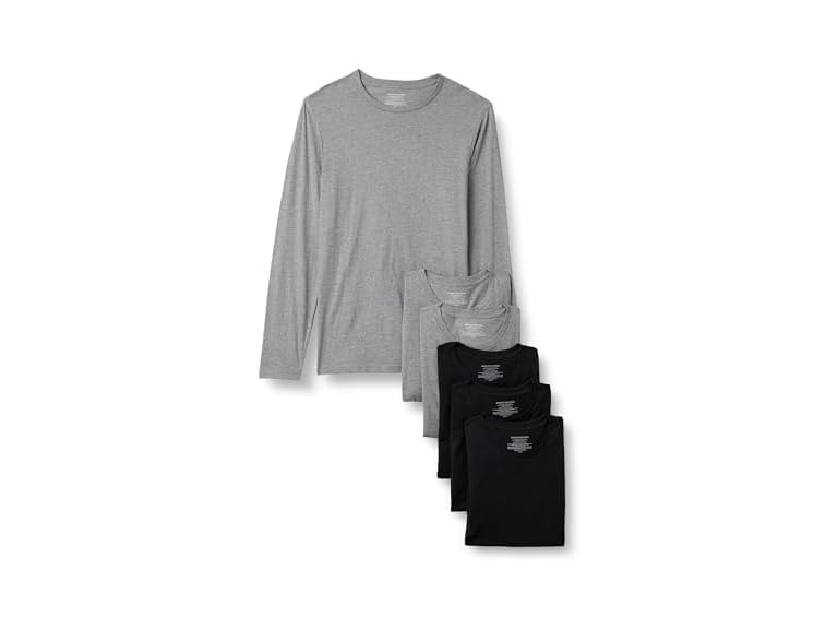 AE Men Crew Undershirts 6Pk - Gallery 23