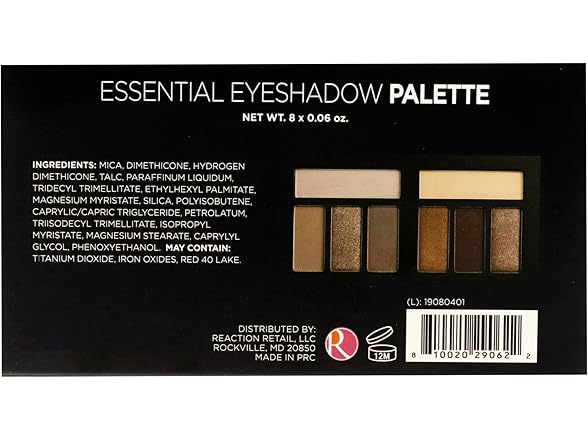 Reaction Retail Essential Eyeshadow Palette by Reaction