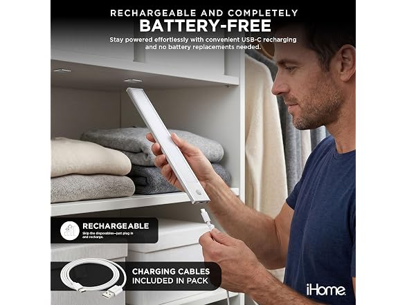 iHome Rechargeable Motion Sensing Light Bar