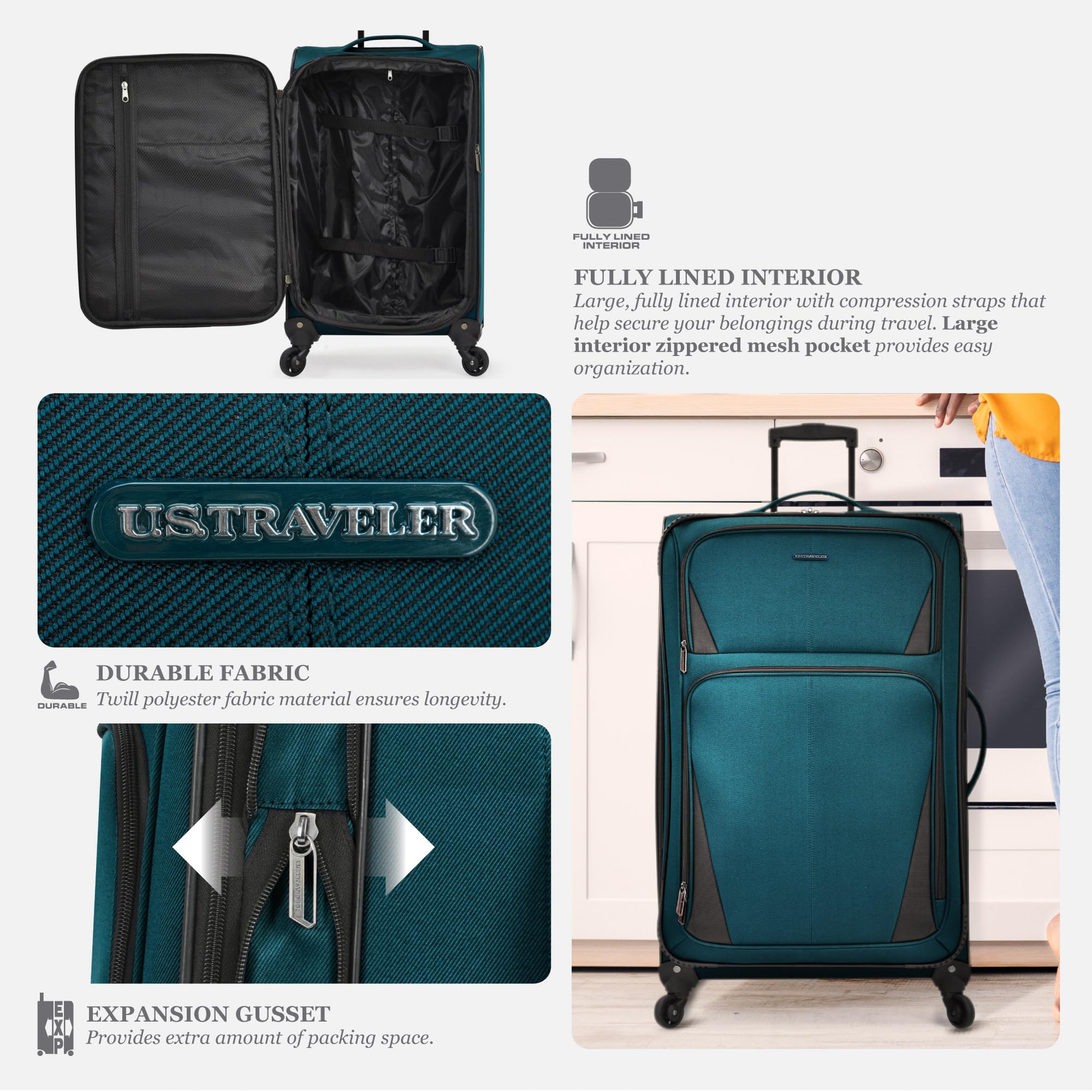 U.S. Traveler Aviron Bay Expandable Soft - Gallery 14