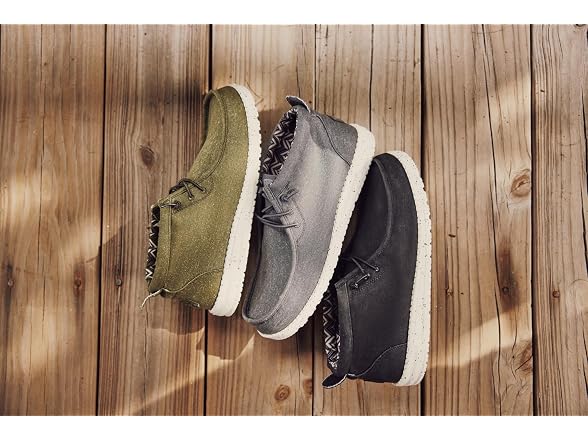 Hey Dude Wally Mid Canvas Men's Shoes