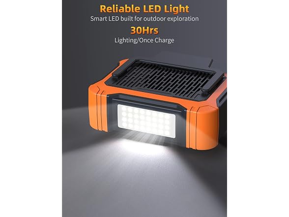 Koonie Waist Clip Fan with Solar Panel