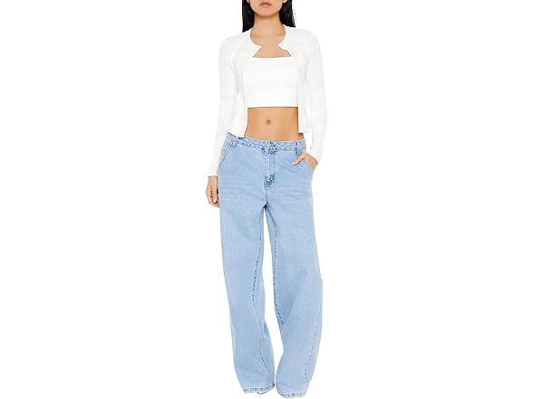 Forever 21 Women Mixed Knit Cardigan Sweater - Gallery 2