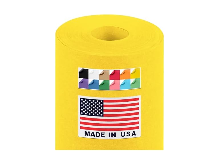 Paclord Paclord USA Made 18" x 1200" Yellow Kraft Paper Rol