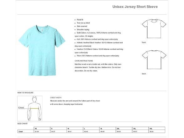 Bella + Canvas Women's (2XL) BELLA+CANVAS Unisex J