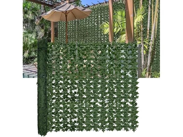 DOPGIB Artificial Ivy Privacy Fence Scre