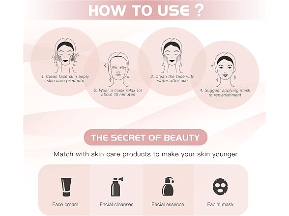 HXDZFX LED FACIAL LIGHT THERAPY MASK