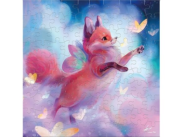 Ceaco  - Glitter - Butterfox - 100 Piece Jigsaw Puzzle