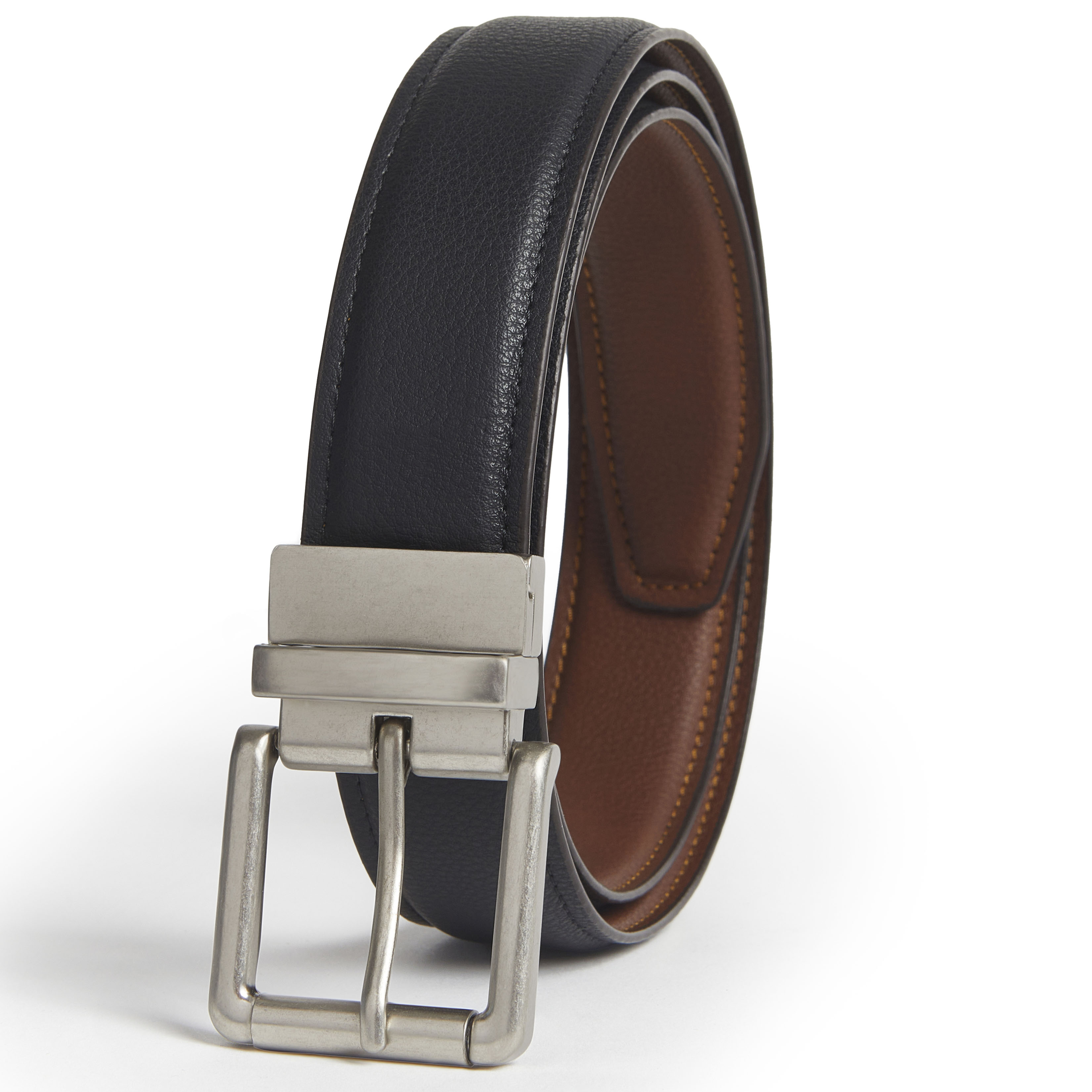 1 or 2PK G.B. Casual Stretch Reversible Belt - Gallery 9