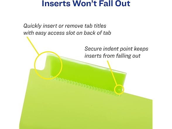 Avery 8-Tab Dividers for 3 Ring Binders