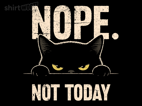 The Cat Says Nope!
