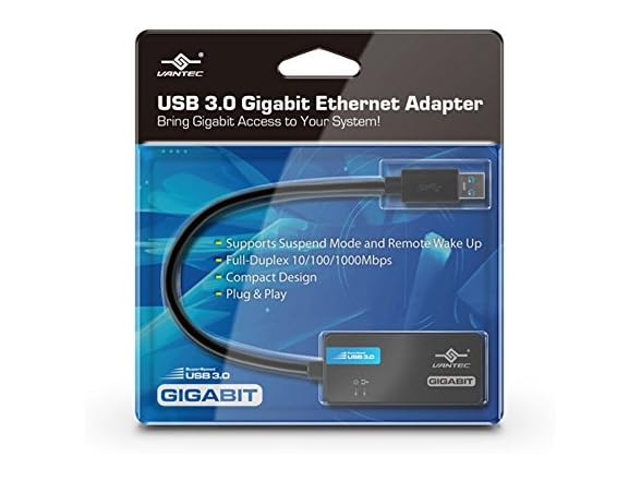 Vantec USB 3.0 Gigabit Ethernet Adapter