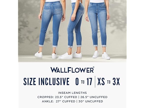 WallFlower Denim Ankle Jeans Hayden (1X)