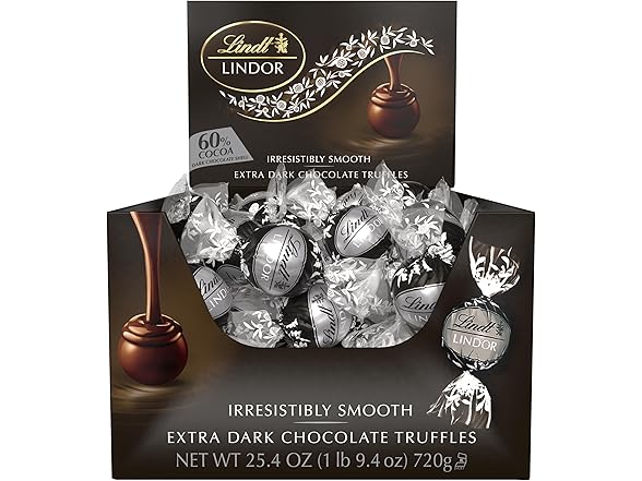 Lindt Lindor 60% Dark Choc Truffles 60ct