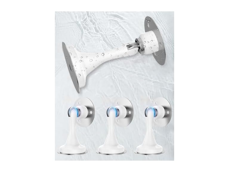HELEMAN HS-MDS-WH4P Magnetic Door Stopper 4 Pack