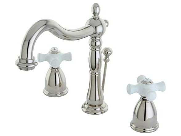 Kingston Brass KB1976PX Heritage Widespread Lavatory Faucet