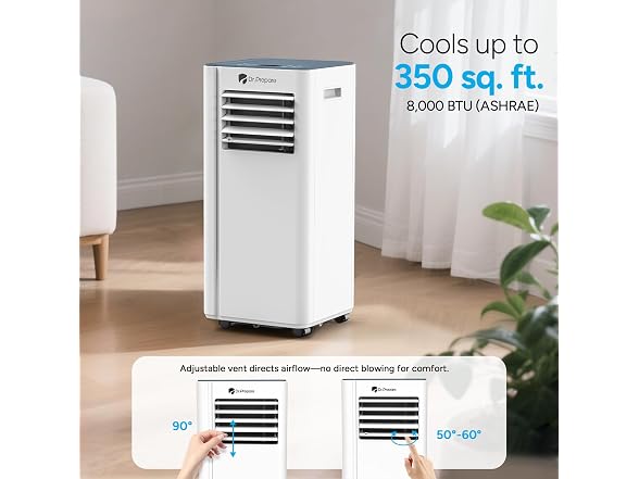 DR.PREPARE 8,000 BTU Portable AC 350sqft