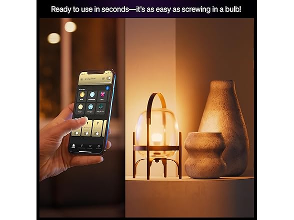 Philips Hue Smart LED A19 Bulb 4-Pack
