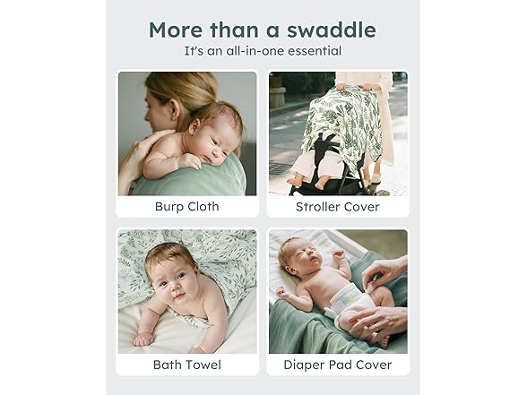 Yoofoss Muslin Swaddle Blankets