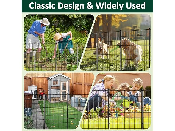 LUCKPRO 10 Pack Dog Fence Outdoor