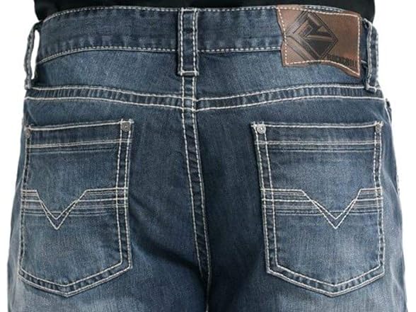 Rock & Roll Denim Women (38W x 34L) Relaxed Jeans