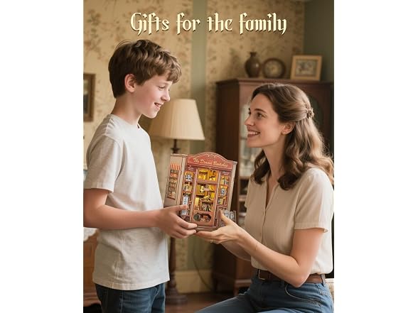 Book Nook Kit - DIY Miniature Dollhouse