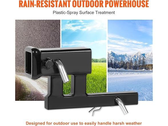 Hitch Adapter, 1-1/4" to 2" Receiver Hitch