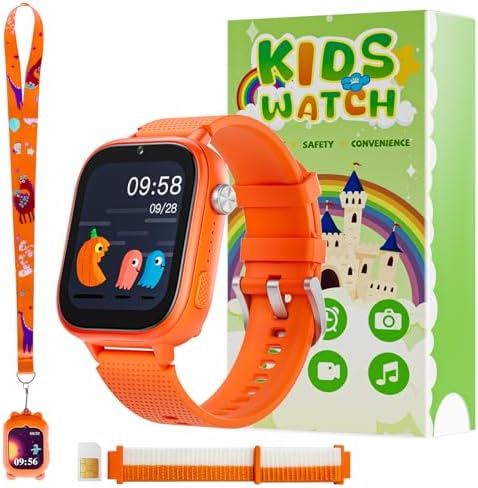 OKYUK OKYUK 4G Smartwatch, Kids Watch for Kids with SIM C