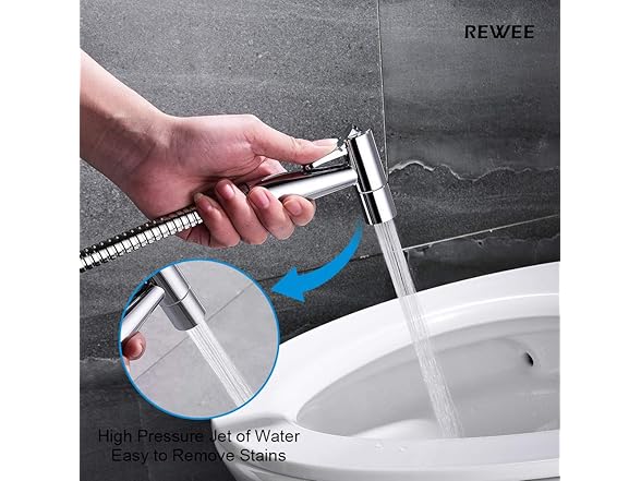 REWEE  Handheld Bidet Sprayer -Chrome