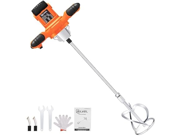 SILVEL Cement Mixer, 2300W Handheld