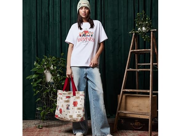 Samii Ryan Women Happiness Crew Oversized Tee