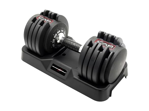CAP Barbell 55lb Single ADJUSTABELL Dumbbell