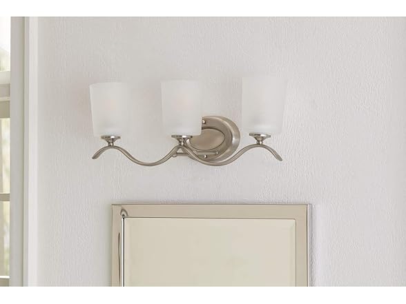 Inspire 3-Light Bath Vanity, Nickel