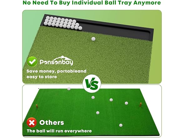 Ponsonbay Golf Hitting Mat 6ftx4ft