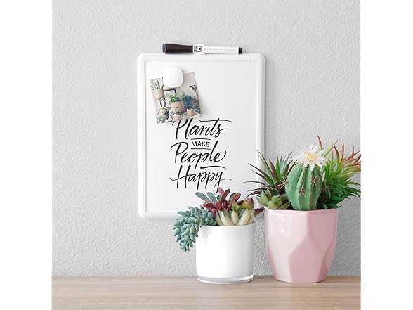U Brands Magnetic Small Whiteboard d9kd93xz