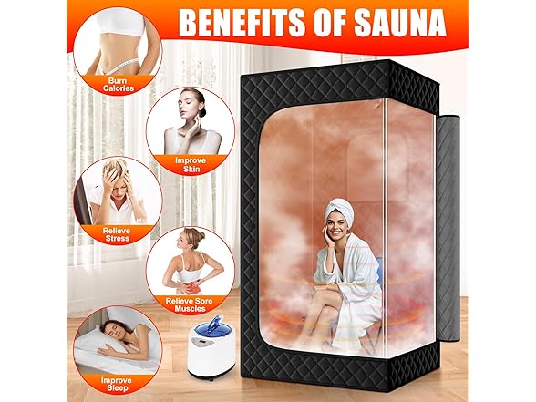 X-Vcak Portable Steam Sauna Box