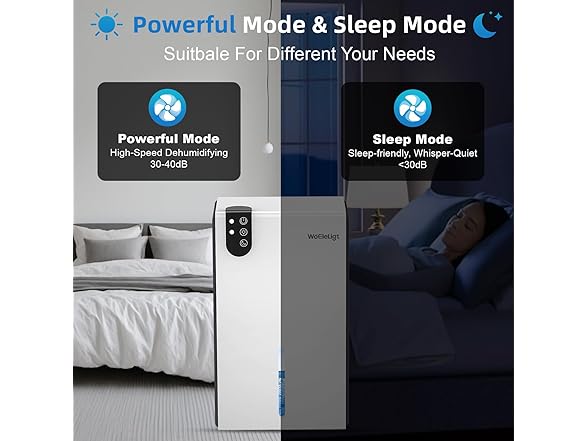 WoEleLigt Dehumidifier for Home