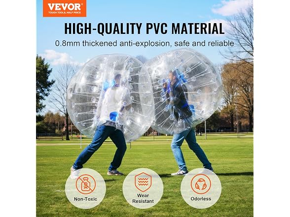 Inflatable Bumper Balls 2-Pack, 4FT/1.2M Body