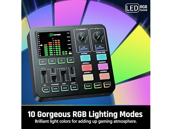 PUPGSIS Gaming Audio Mixer