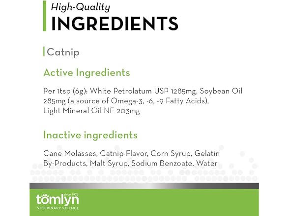 TOMLYN Laxatone Catnip Flavored Hairball Remedy Gel